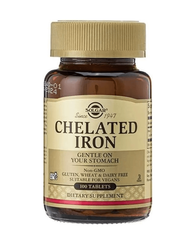 Chelated Iron tab. №100 (Solgar)