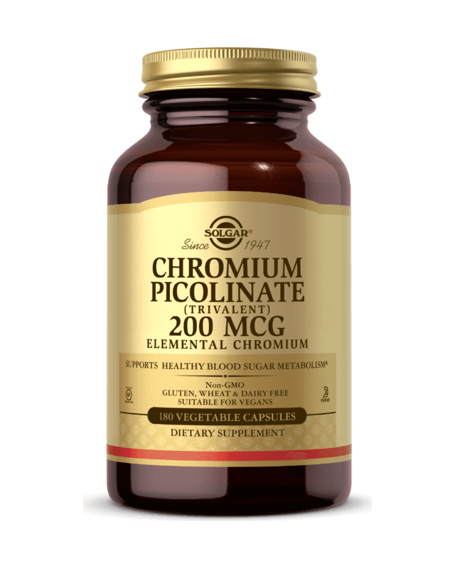 Chromium Picolinate 200mcg 180kaps (Solgar)