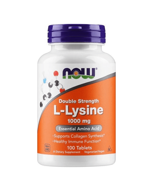 L-lysine 1000mg 100tab (NOW)