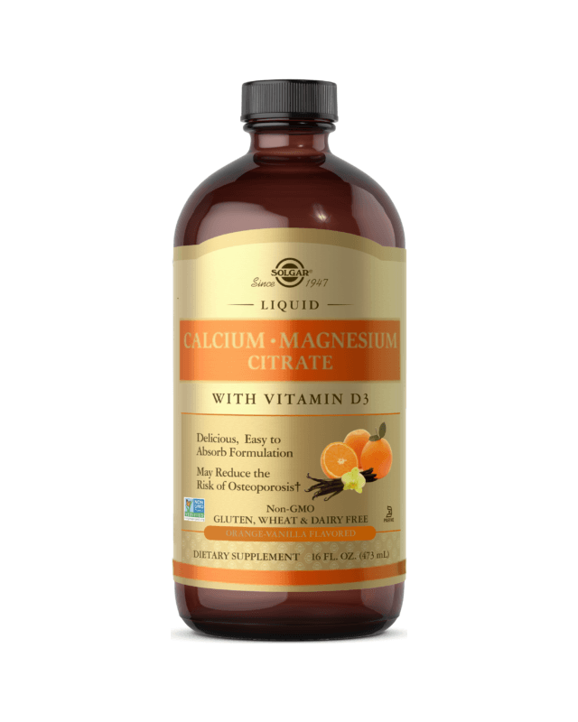 Liquid calcium / magnesium citrate with vitamin D3