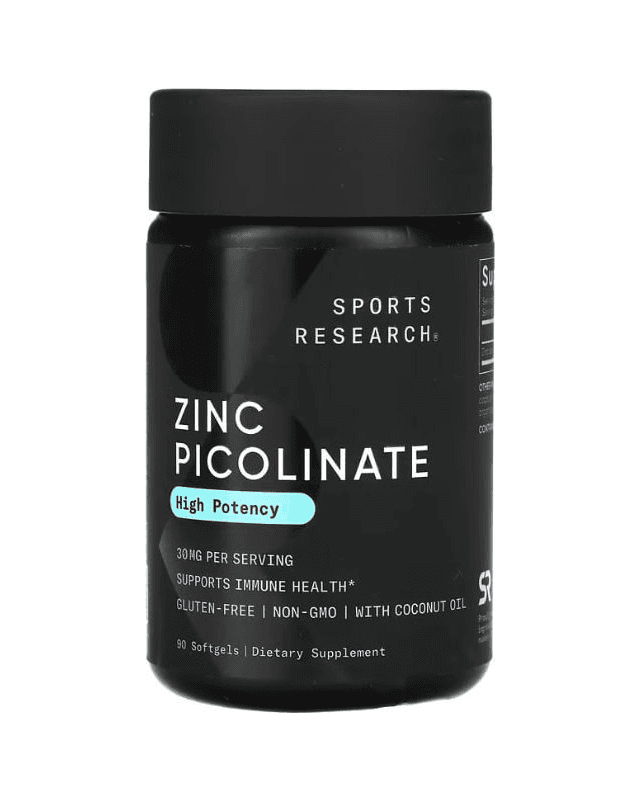 Zinc Picolinate 30mg 90 softgels