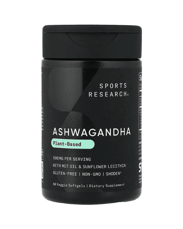 Ashwagandha 500mg 60 vegcaps (Sport Research)