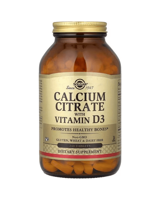 Calcium citrate with Vitamin D3 240 tab (Solgar)