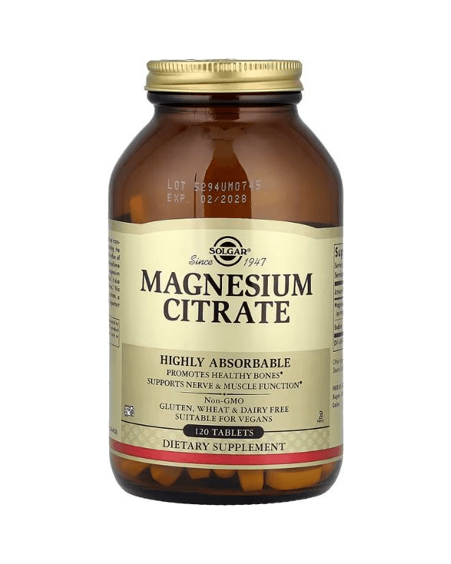 Magnesium Citrate 120 tab (Solgar)