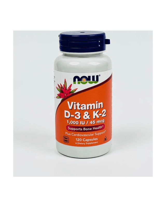 Vitamin D3 & K2 1000IU 120 caps